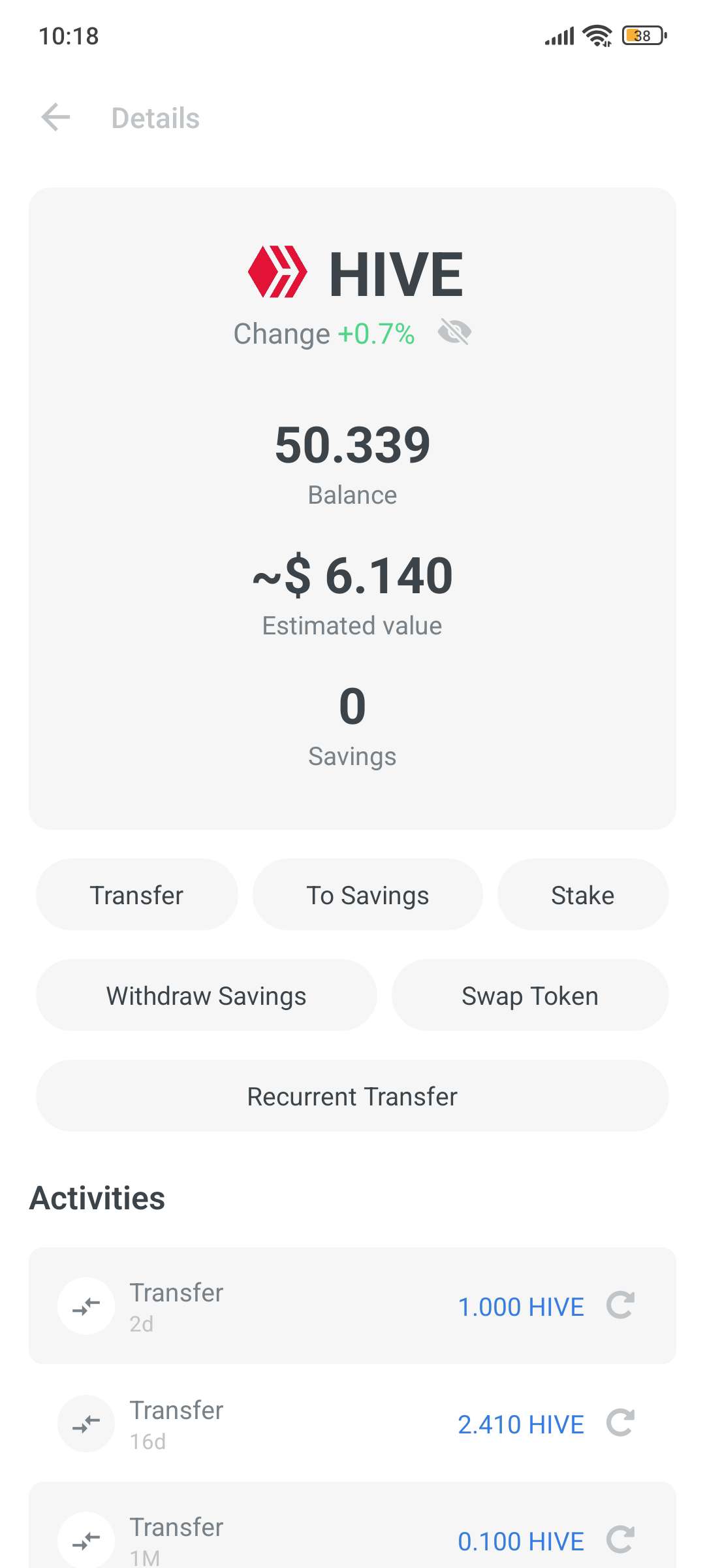 Wallet Light theme